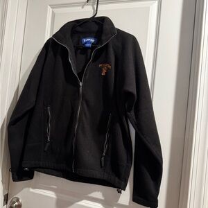 Adult Black Princeton Fleece Jacket size small